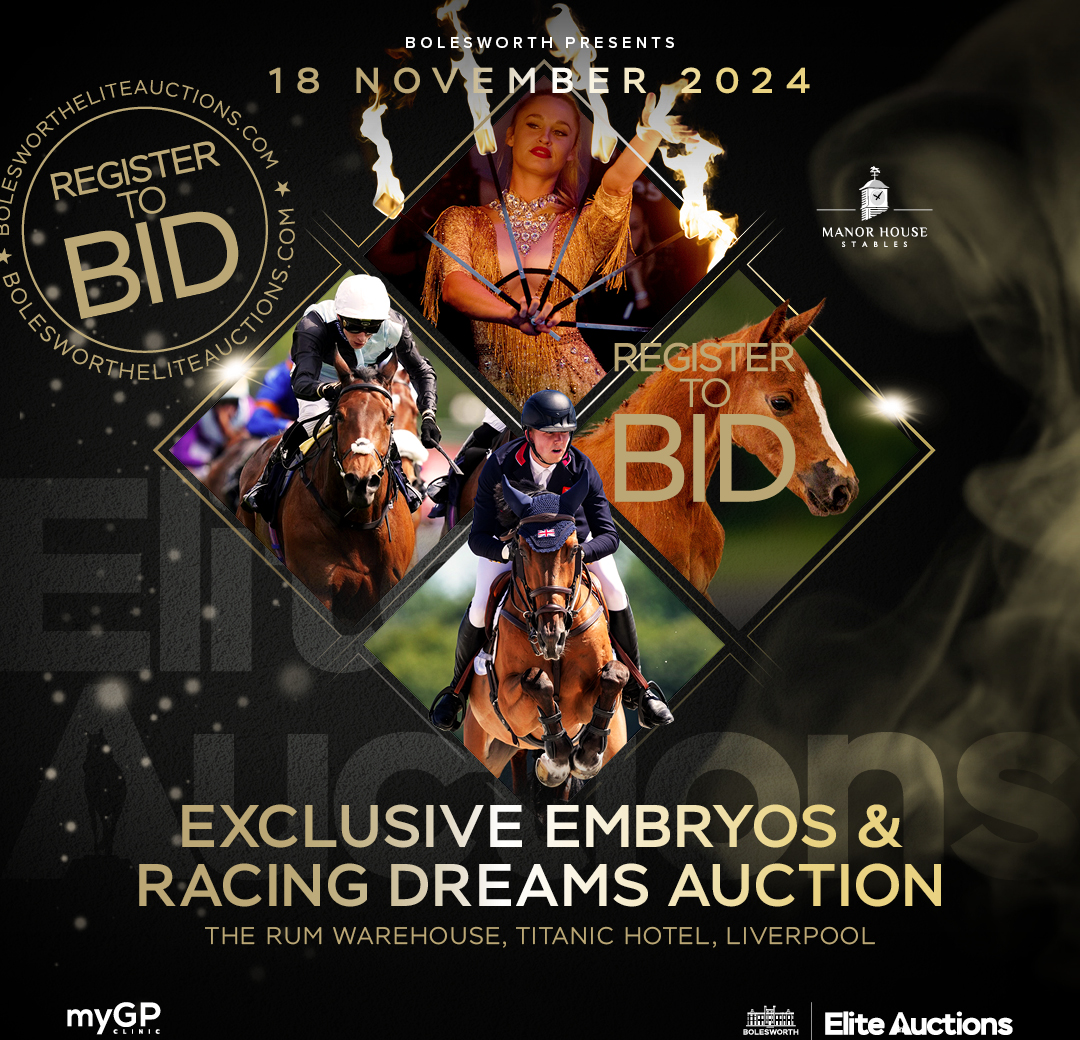 Exclusive Embryos & Racing Dreams Auction